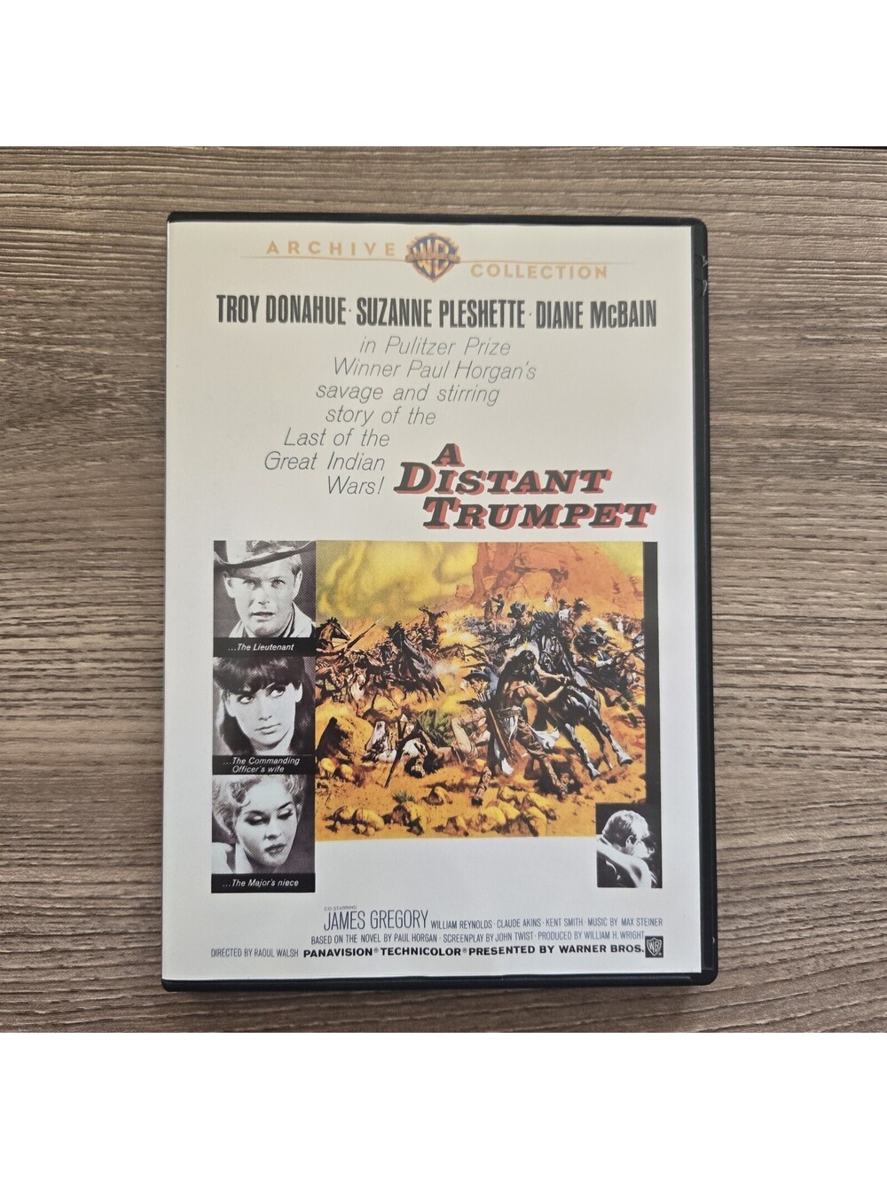 A Distant Trumpet DVD Warner Archive Troy Donahue Suzanne Pleshette 1964 Western